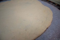 stretched dough