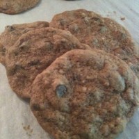 Almost Vegan Chocolate Chip Cookies