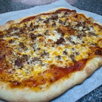 NY Sauce & Cheese & Sausage Pizza