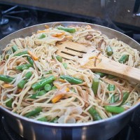 Creamy Spaghetti Primavera