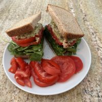 Rotisserie chicken sandwich