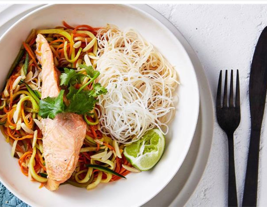 Teriyaki salmon parcels