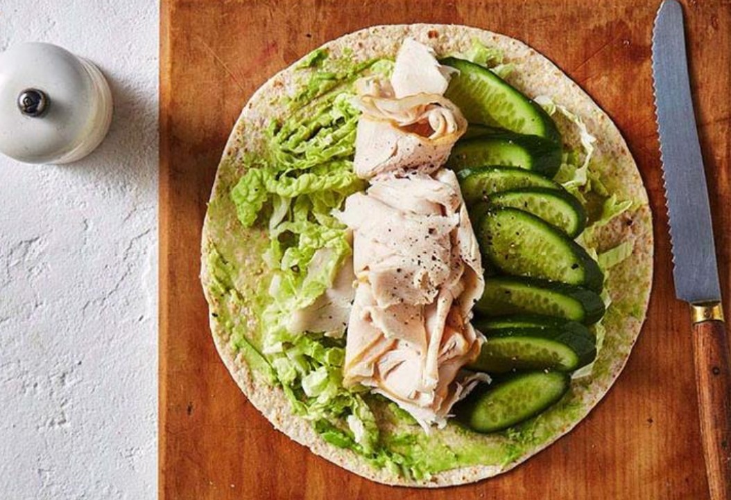 Turkey avocado wrap