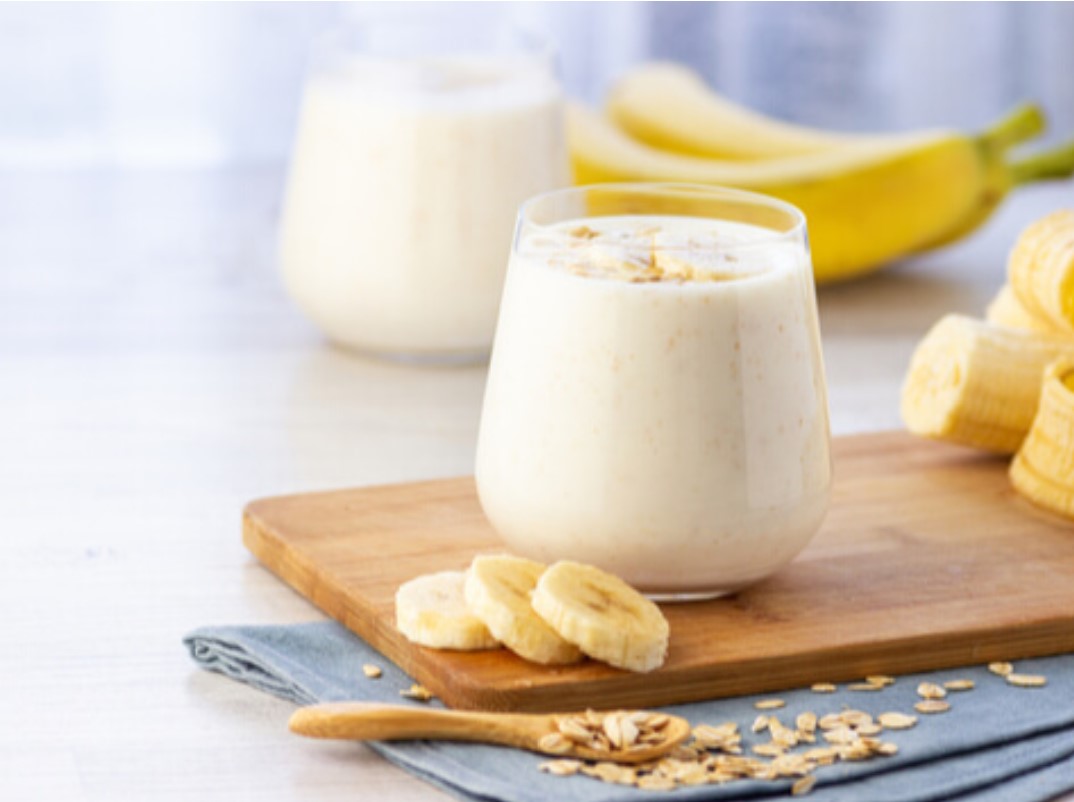Banana bran smoothie