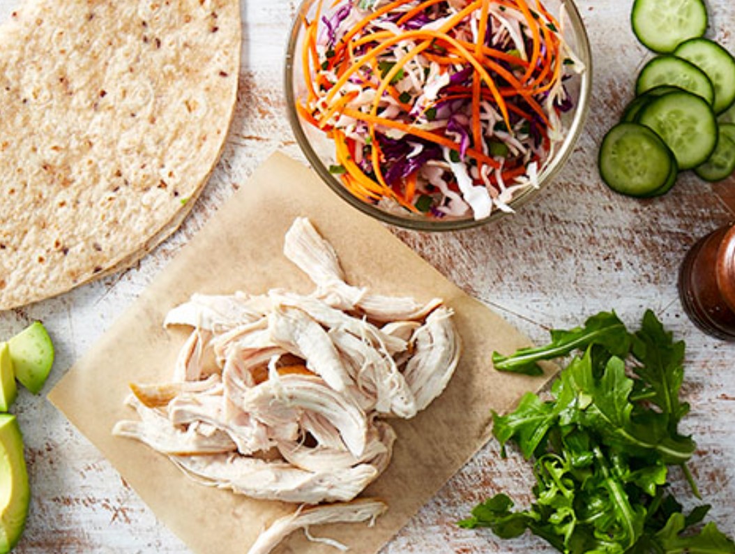Chicken & avocado wrap