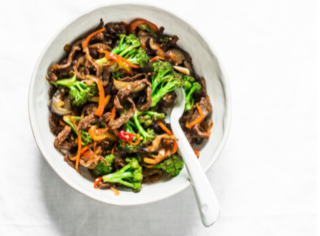 Ginger soy beef stir-fry