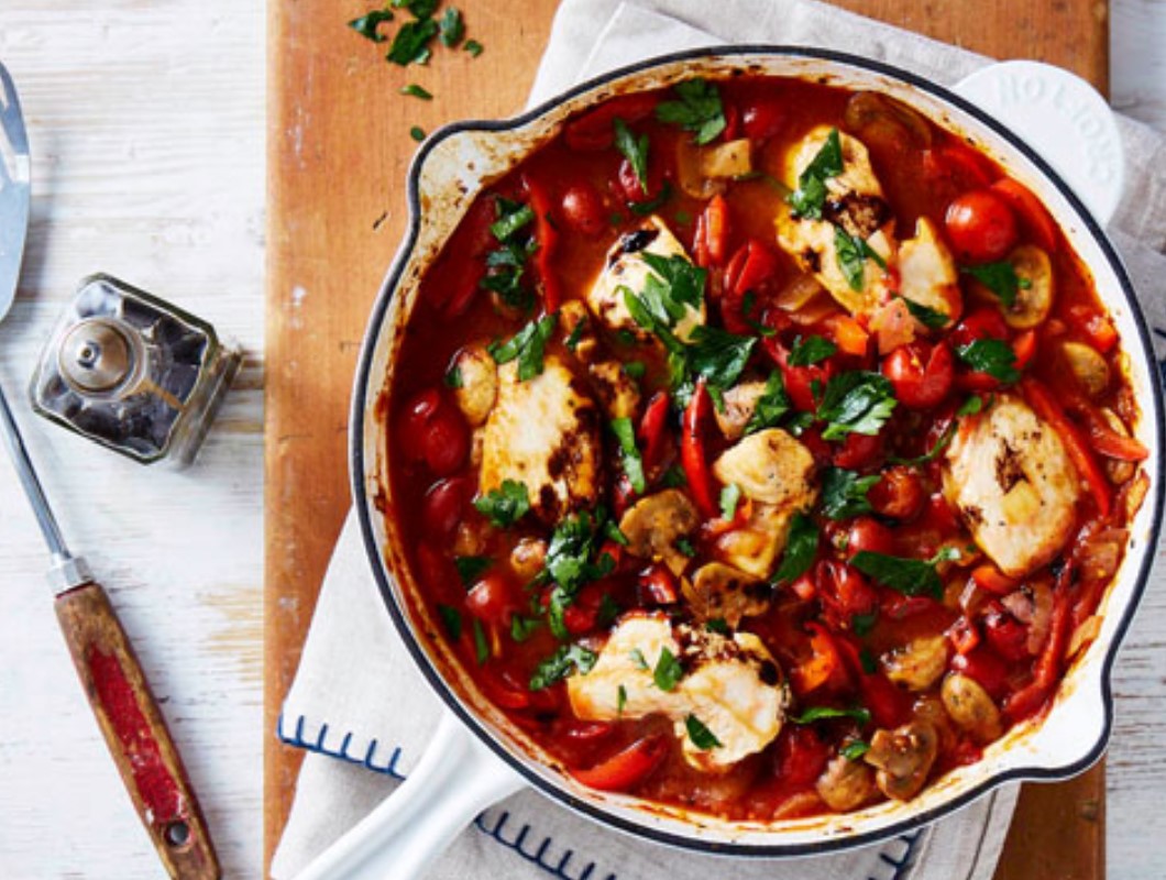 Tomato & basil chicken