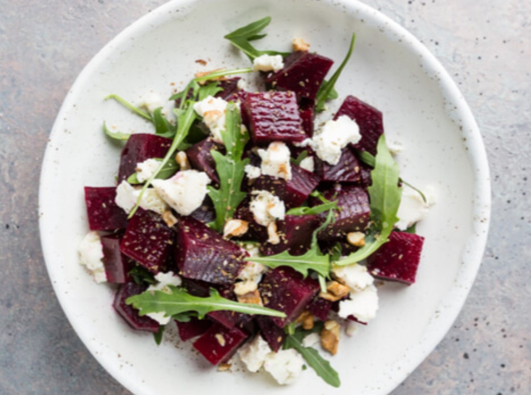 Walnut & beet salad