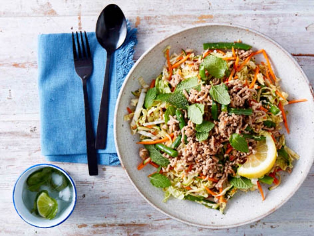 Thai-inspired pork with citrus & fresh herbs